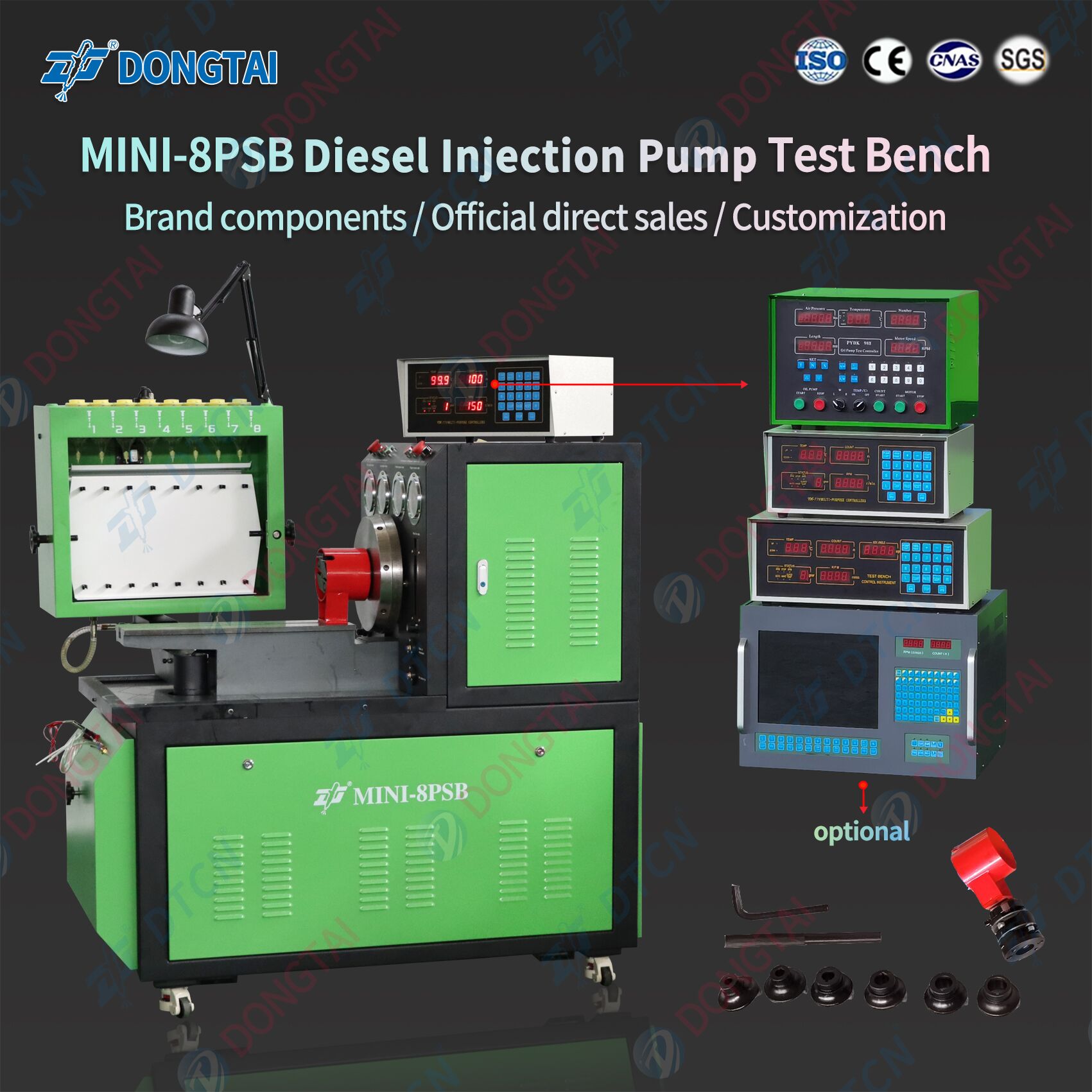 MINI-8PSB(A) DIESEL INJECTION PUMP TEST BENCH