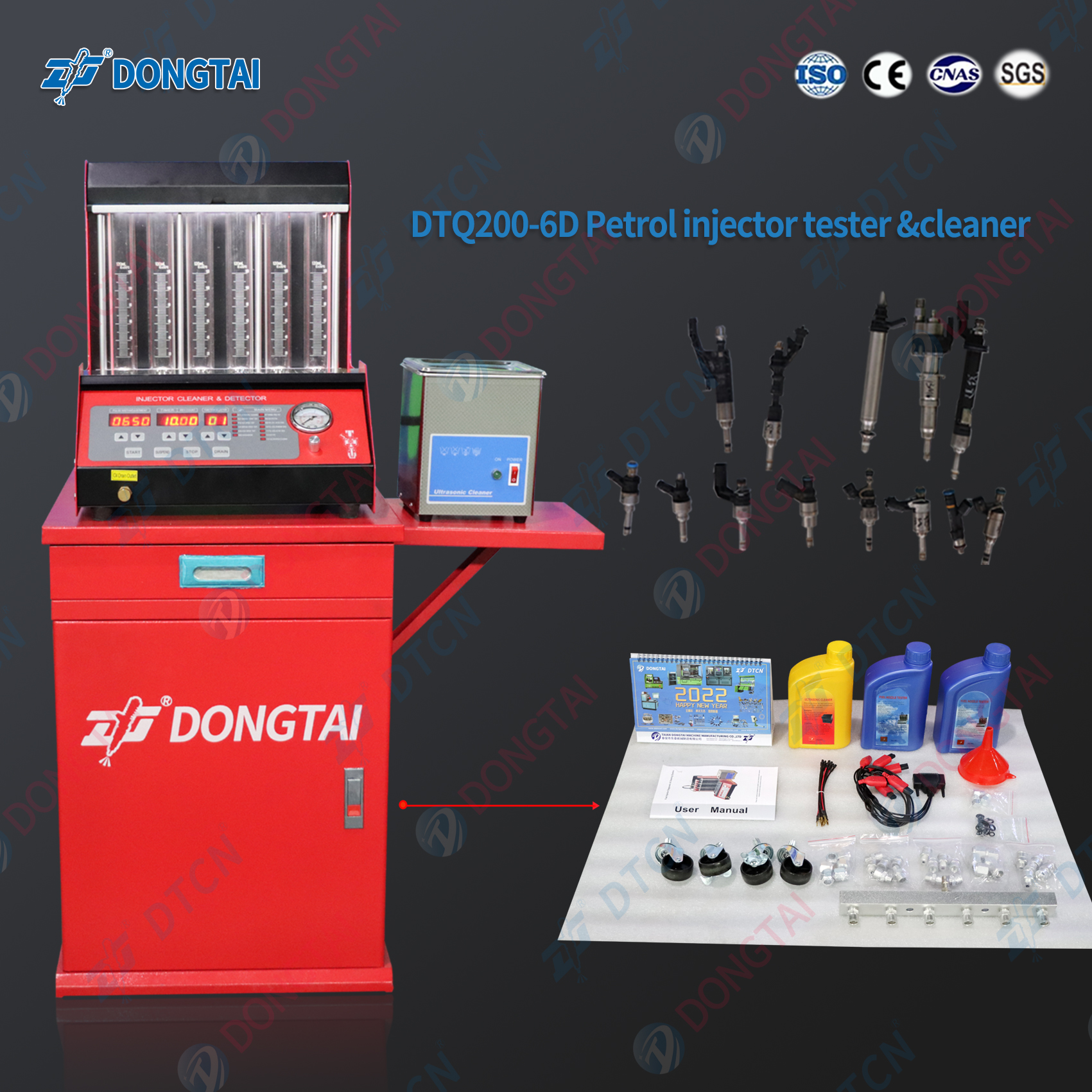 DTQ200 Petrolinjector tester &cleaner