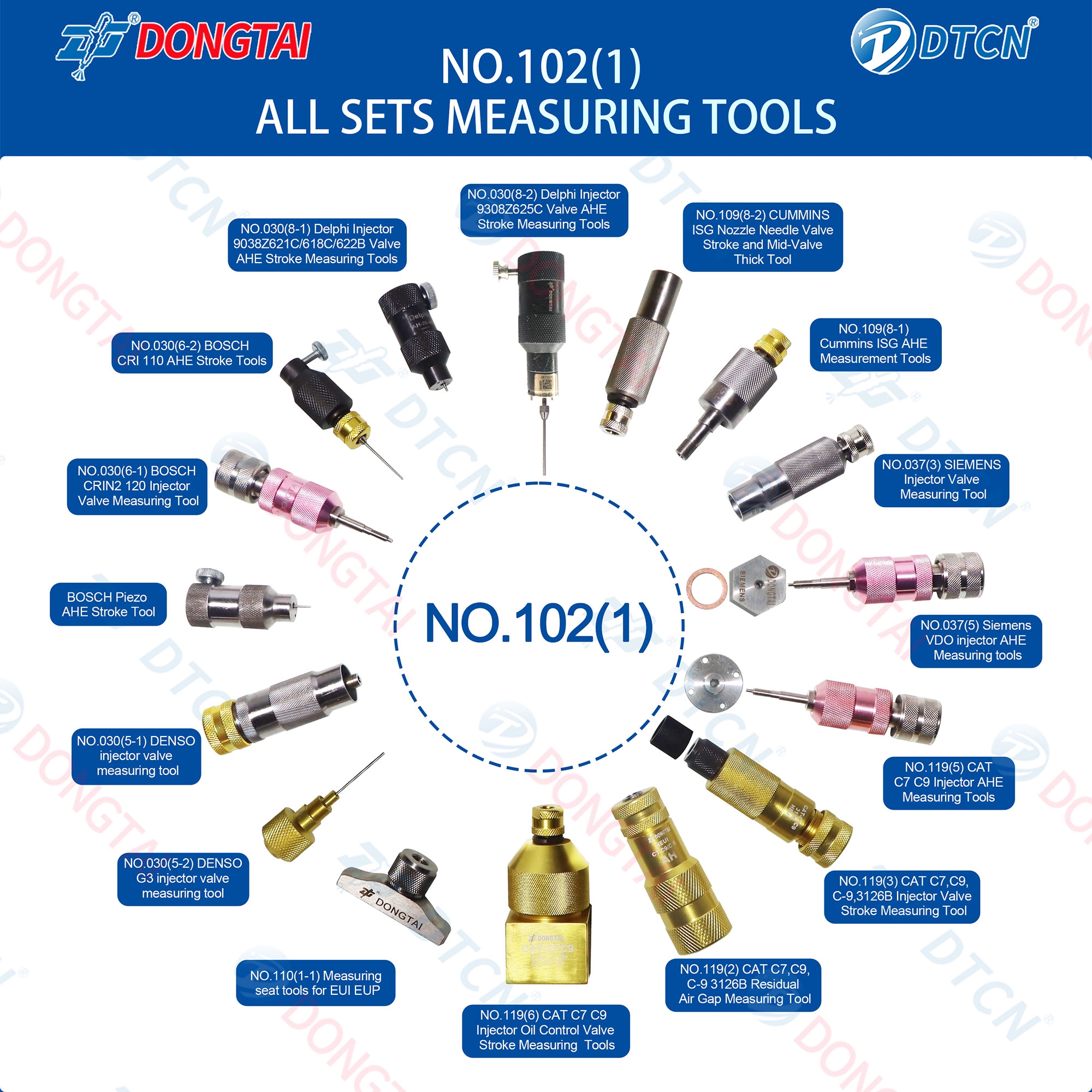 NO.102(1) ALL SETS MEASURING TOOLS (16 PCS)